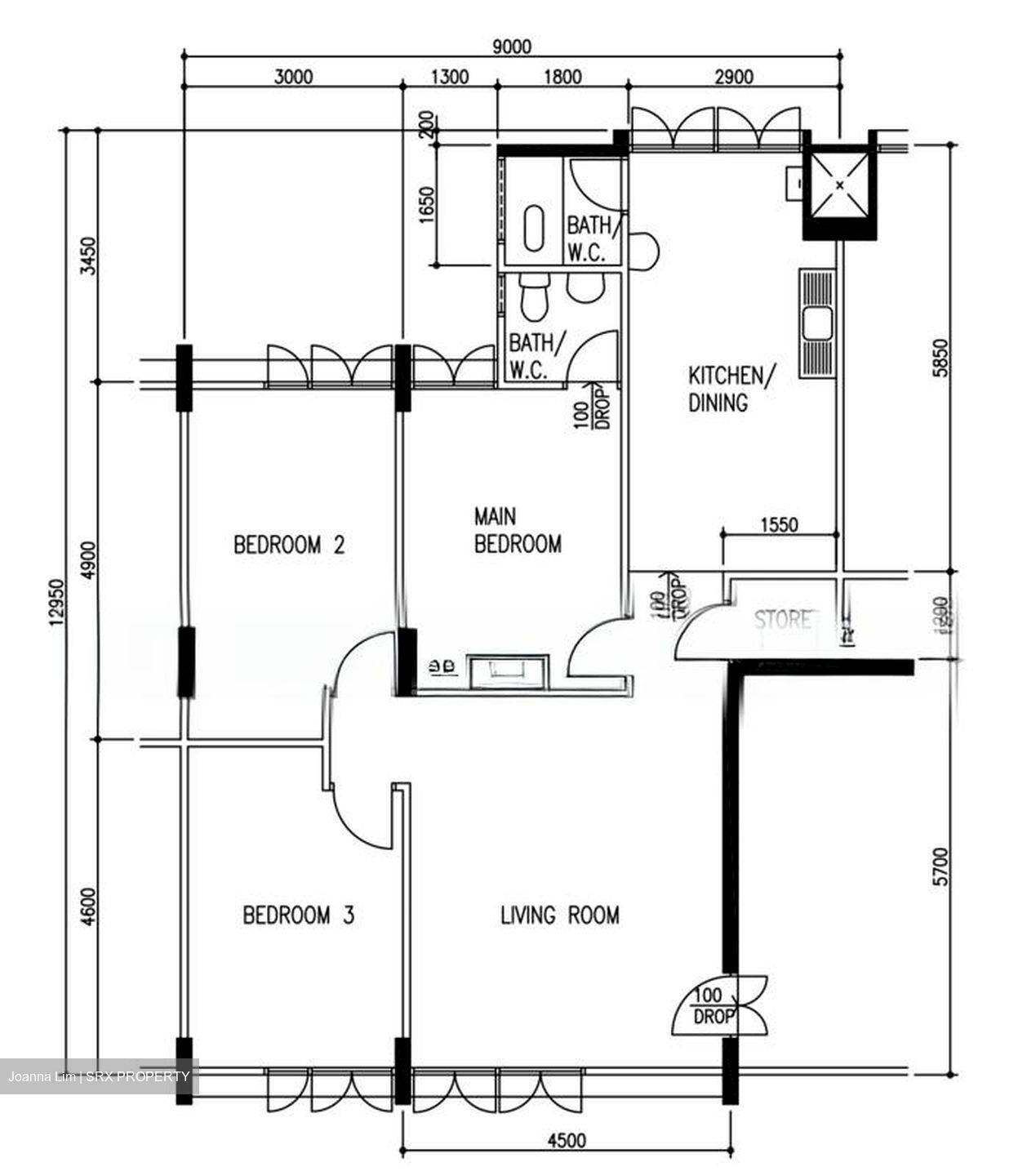 Blk 205 Clementi Avenue 6 (Clementi), HDB 4 Rooms #601371891